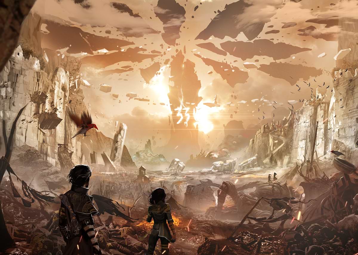 Forgotten Battlefield Concept Art' Poster, picture, metal print