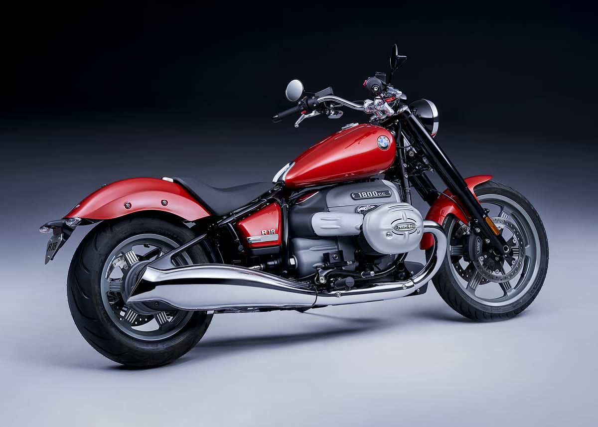 'Red BMW R18 Motorcycle' Poster, picture, metal print, paint by Lai ...