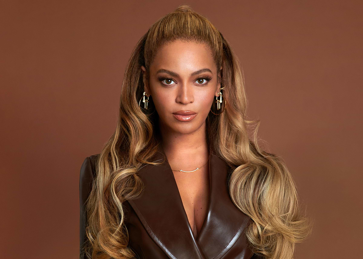 'Beyoncé in a brown jacket' Poster, picture, metal print, paint by ...