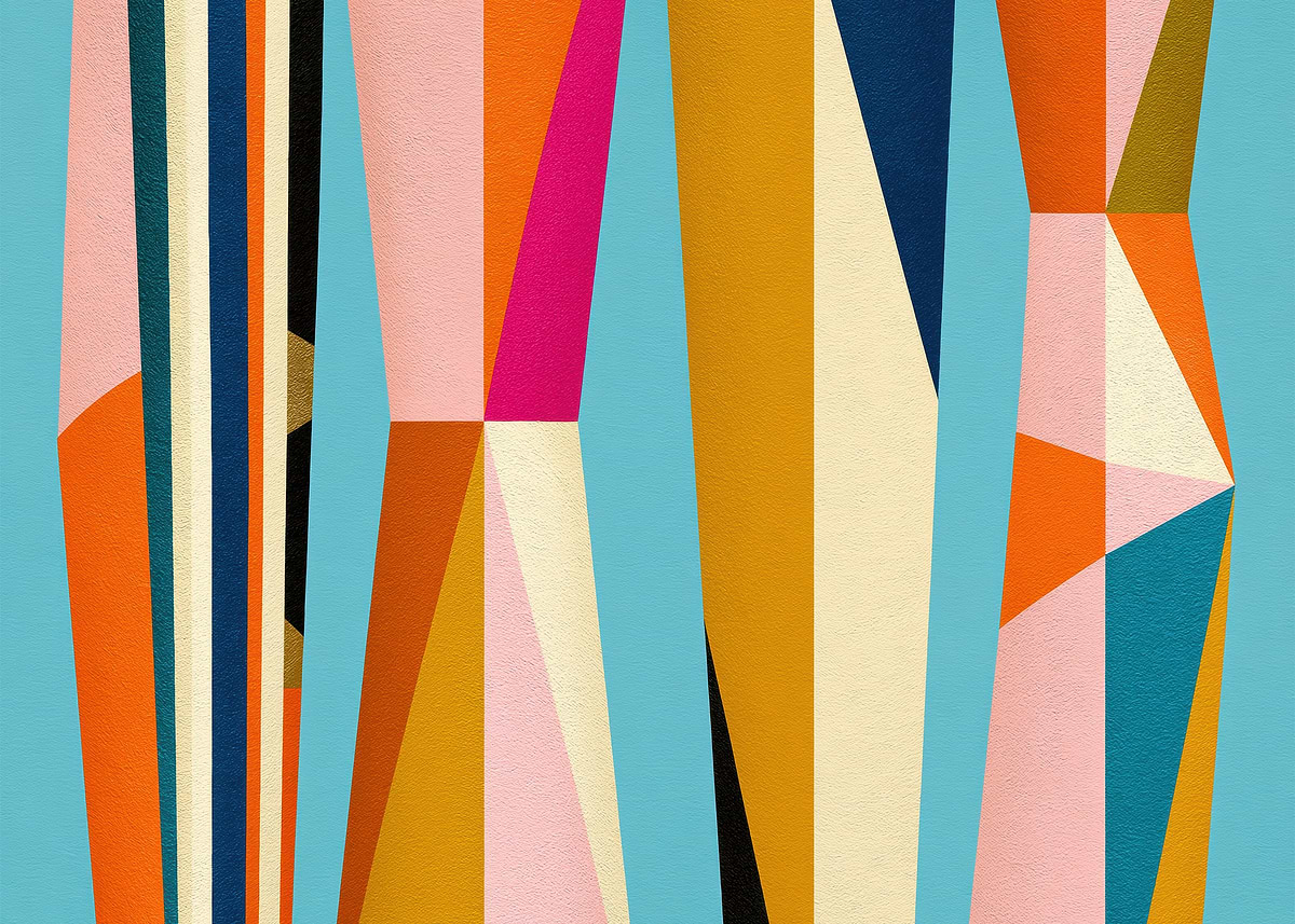 Abstract Design Inspired by Guatemalan Mayan Tapestry Poster, Picture ...