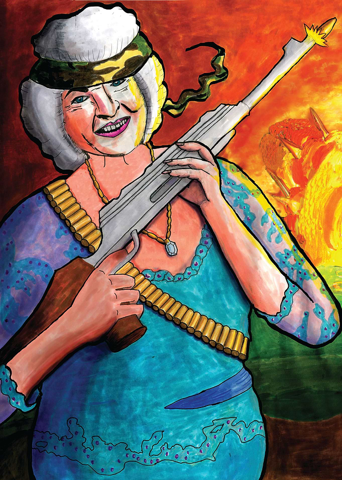 Rose Nylund Rampage 8.125 x 10.75in Digital Print: Car ...