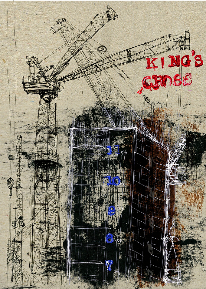 Reportage illustration for the construction project in ...