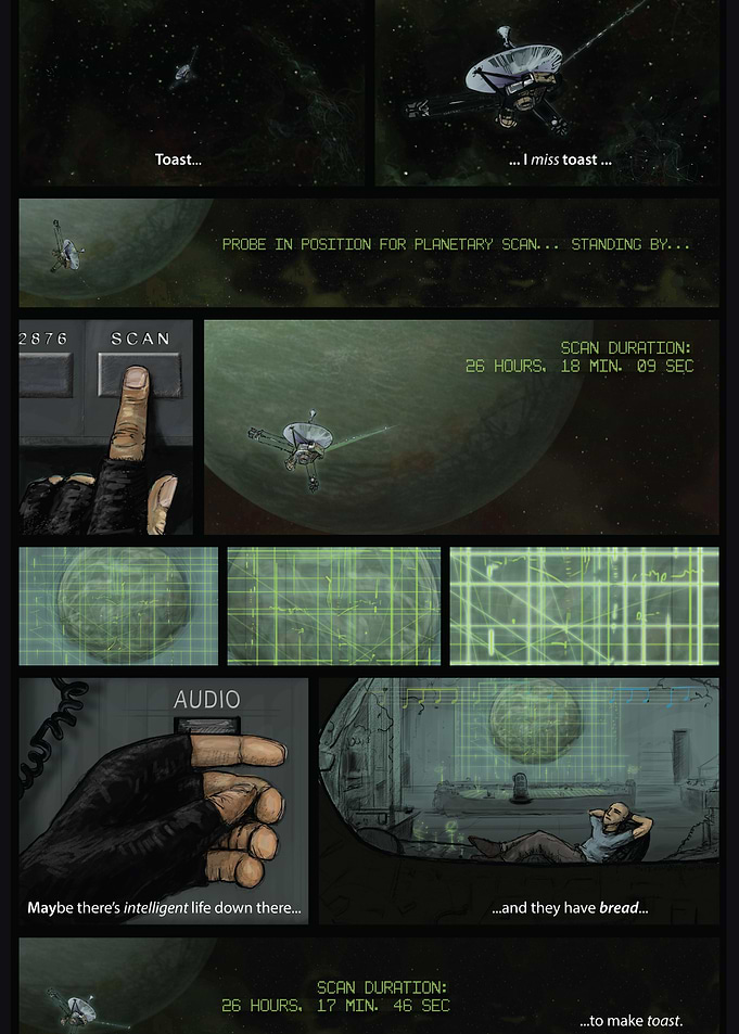 Olimax: Deep Space Cartographer. Arhanta Comics art by ...