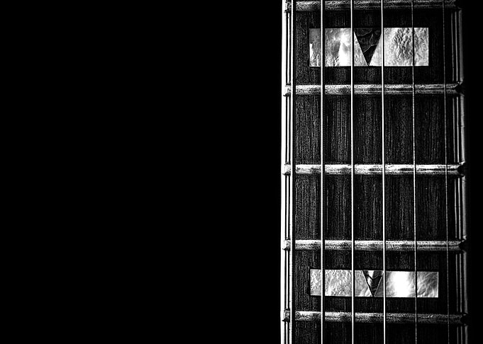 Guitar close up. Photography: matteo mescalchin. Shot o ...