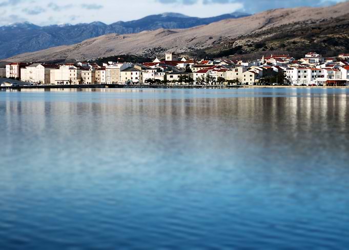 Landscape of city Pag