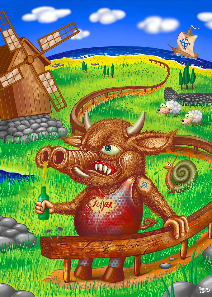 Naughty pig from Saaremaa
