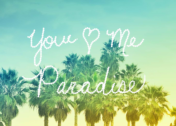 You - Me - Paradise - Nature photography of Palm Trees ...