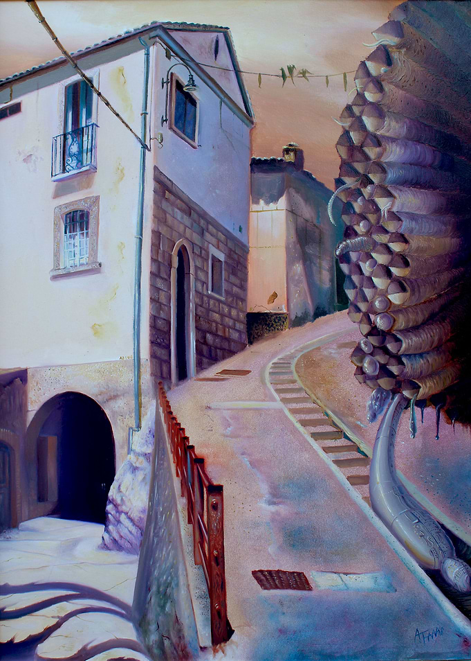 Alessandro Fantini - 'Mulungu', oil on canvas, 50x70, 2 ...