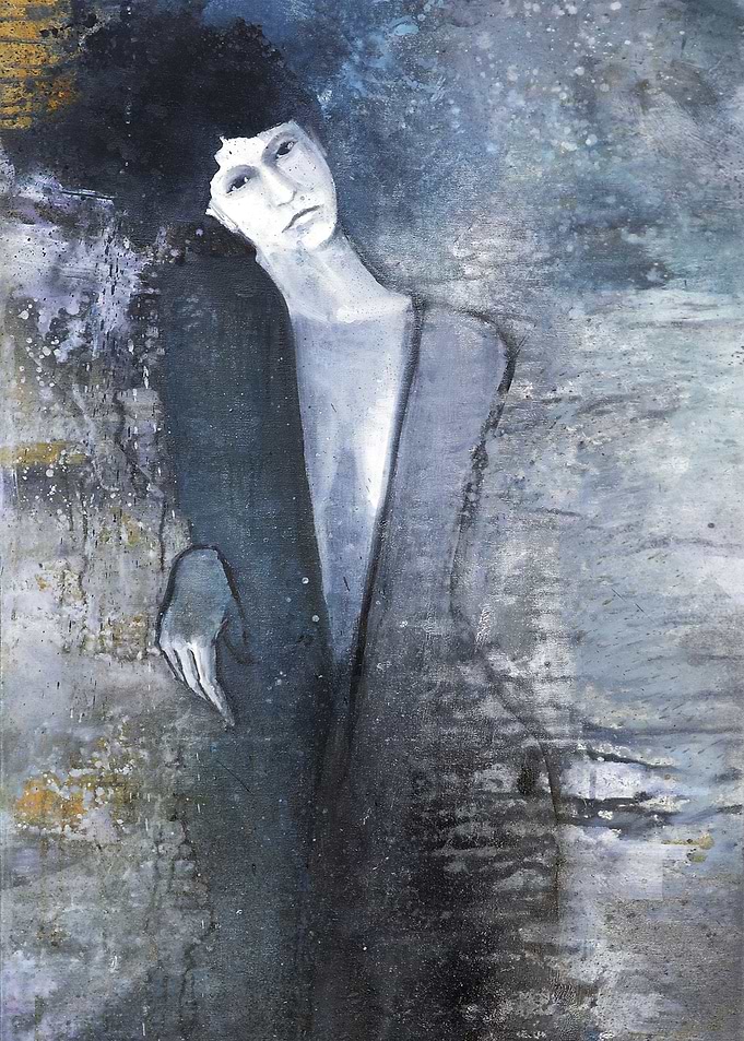 woman. oil on canwas