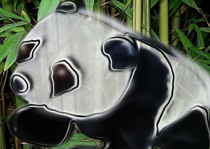 A friend of mine and Panda lover asked me to do a panda ...