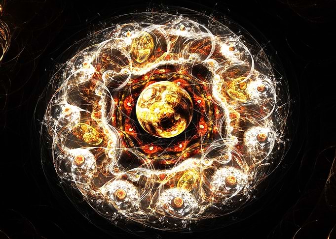 Wisdom of Druids. Raw fractal
