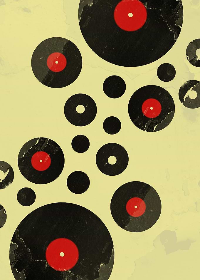 I am a huge vinyl record's fan! In this artwork I aim t ...