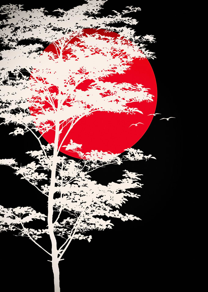 the blood-red Moon