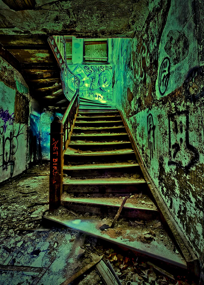Old Abandoned Hospital in Staten Island New York