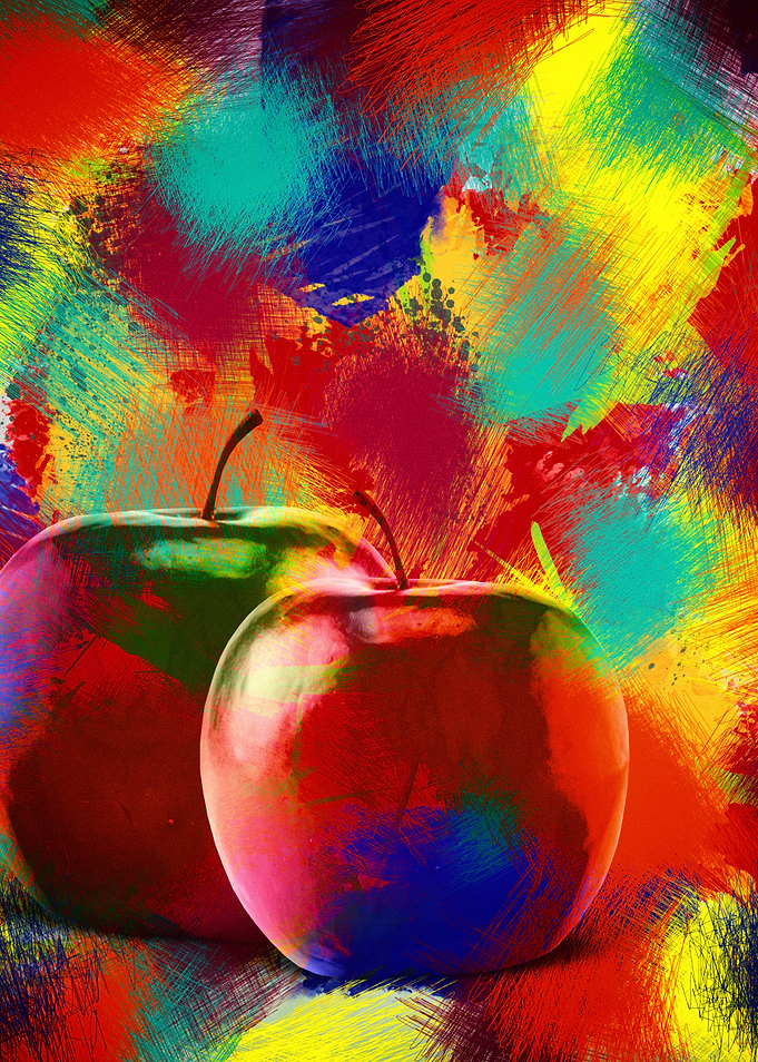two apples