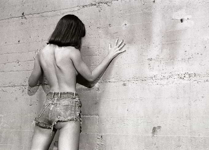 Wall flower is a fine art Black and White high fashion ...
