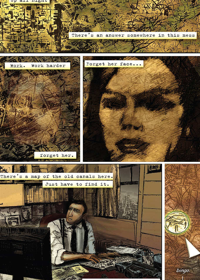 1 page of Arhanta Comics Presents, Detective Cruz