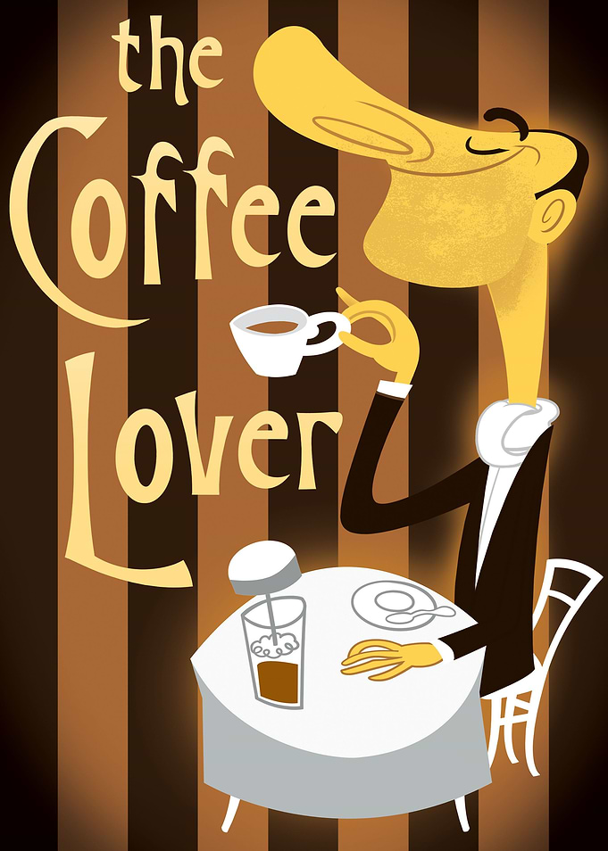 Create a poster for a Coffee Lover