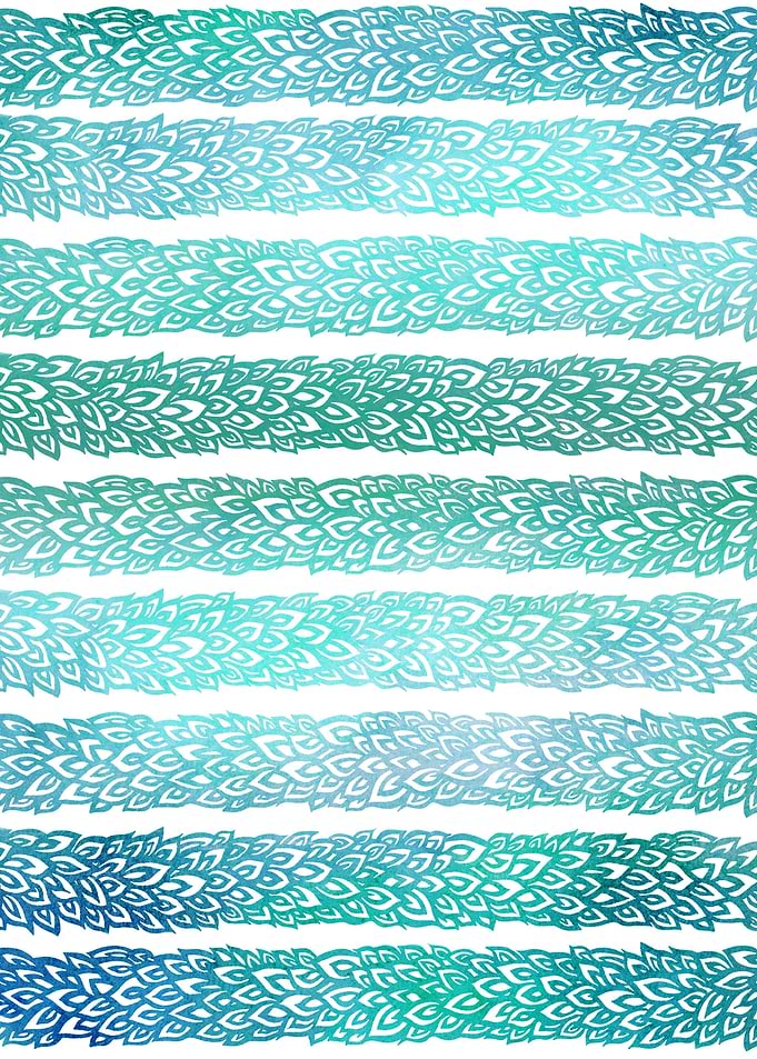 'Leaves From Paradise II' pattern illustration inspired ...