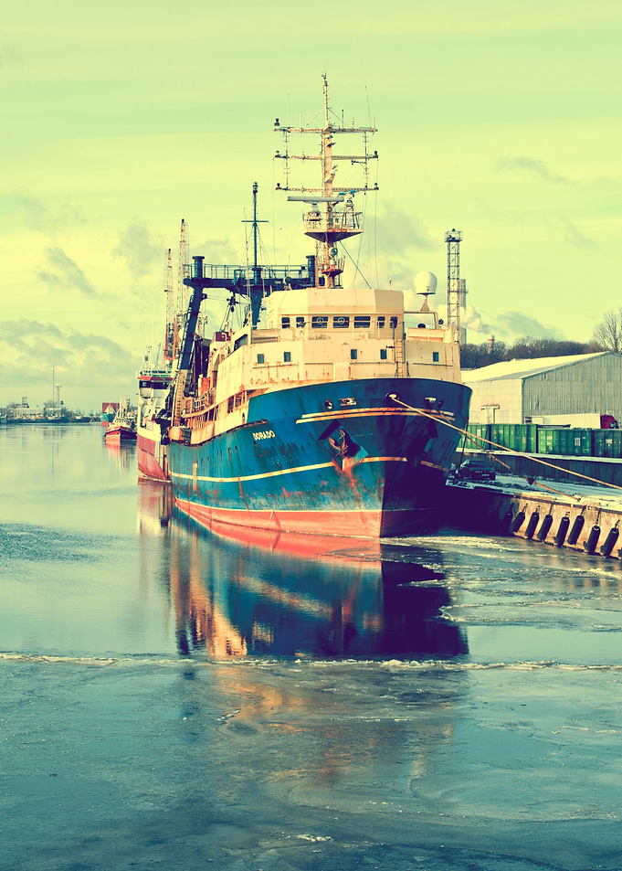 This was shoot at Liepãja's Old Port on a trip to Latvi ...