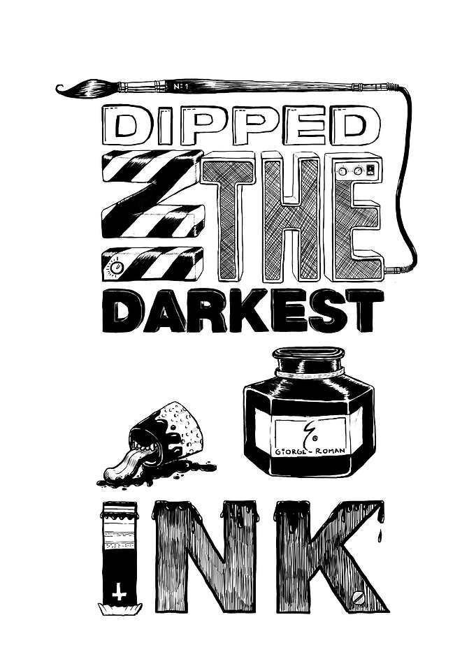 the dankest ink for the darkest lines