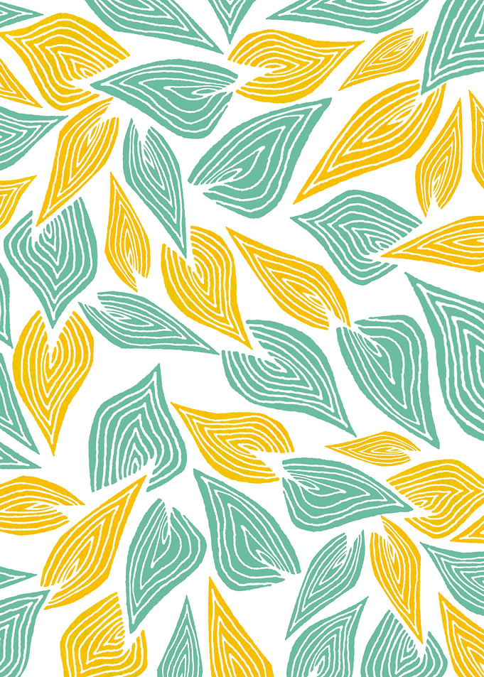 'Autumn Day' nature pattern illustration