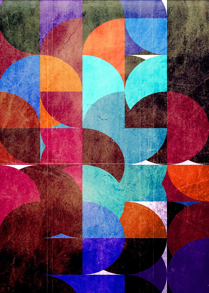 digital retro pattern with texture