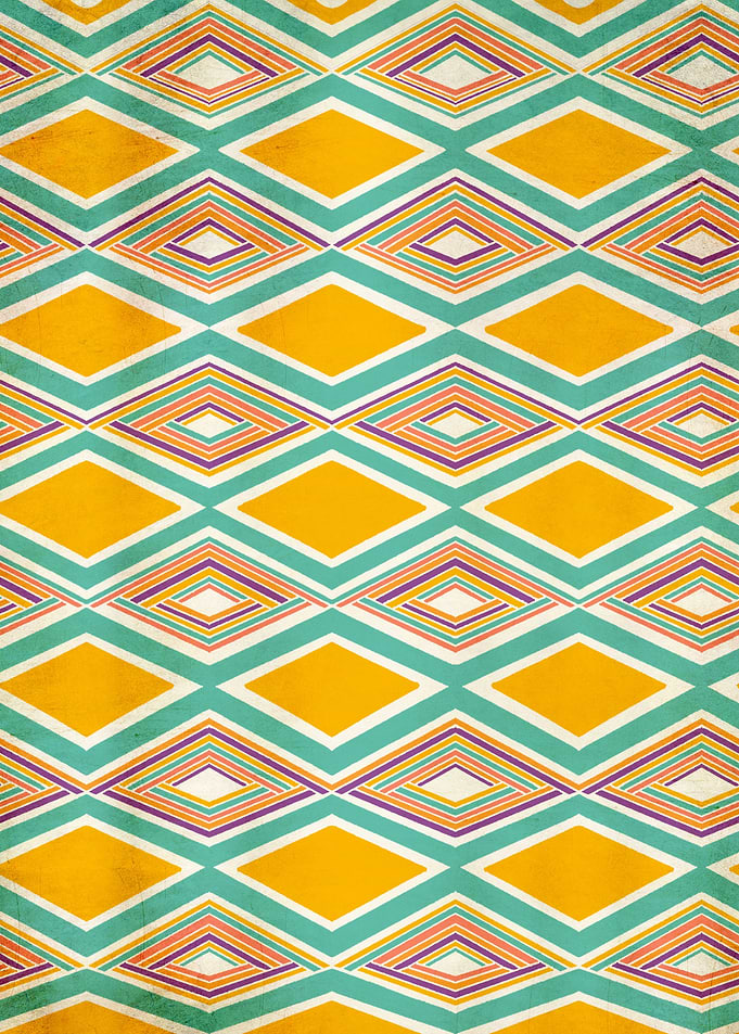 'Imperfection' geometric shapes pattern illustration
