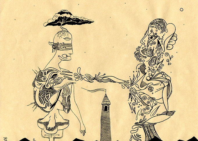 what are your thoughts? freehanded ink.