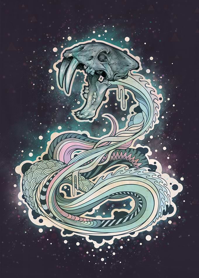 'Saber-toothed Serpent' - I suspected splicing a serpen ...