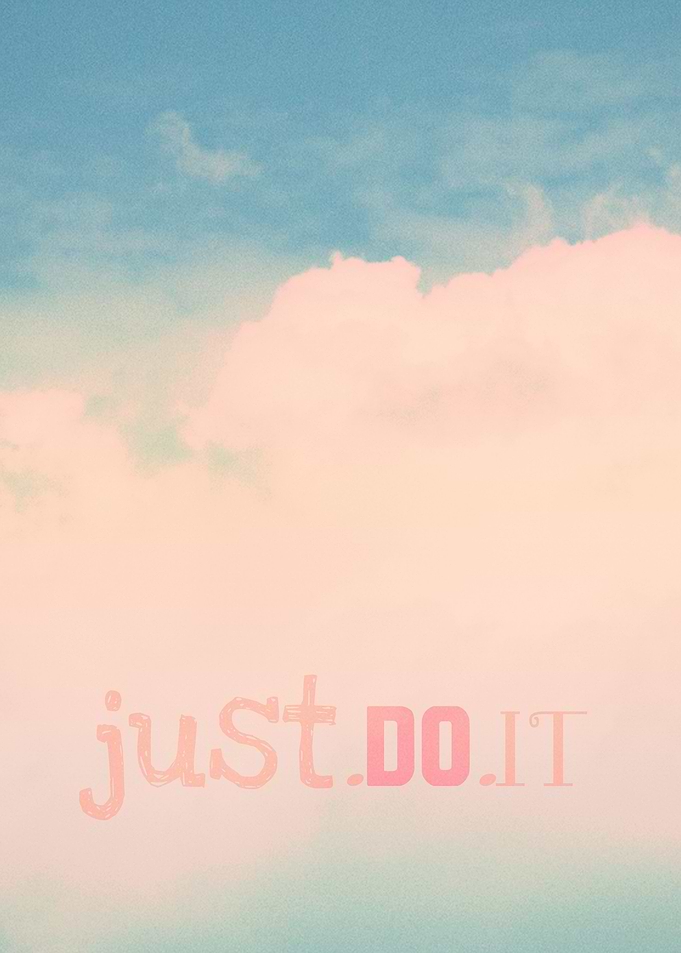 Inspirational motivational quote combined with nature p ...