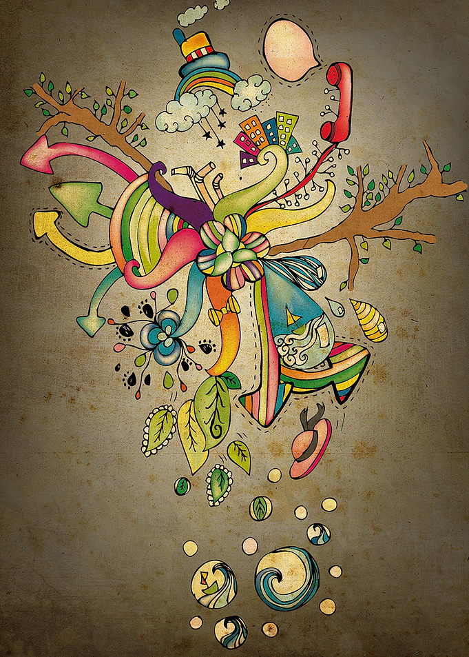 Strange World Doodle