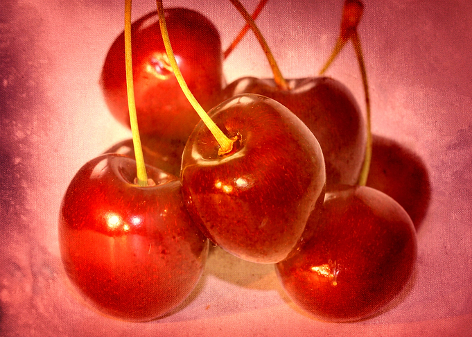 red cherries