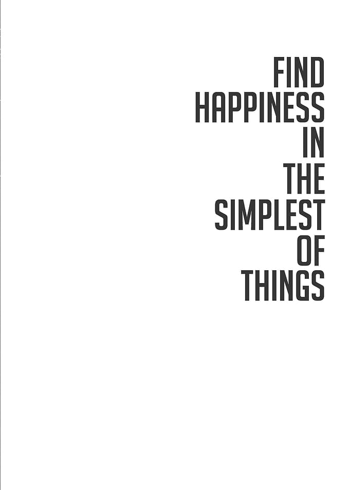 simple and true . . .