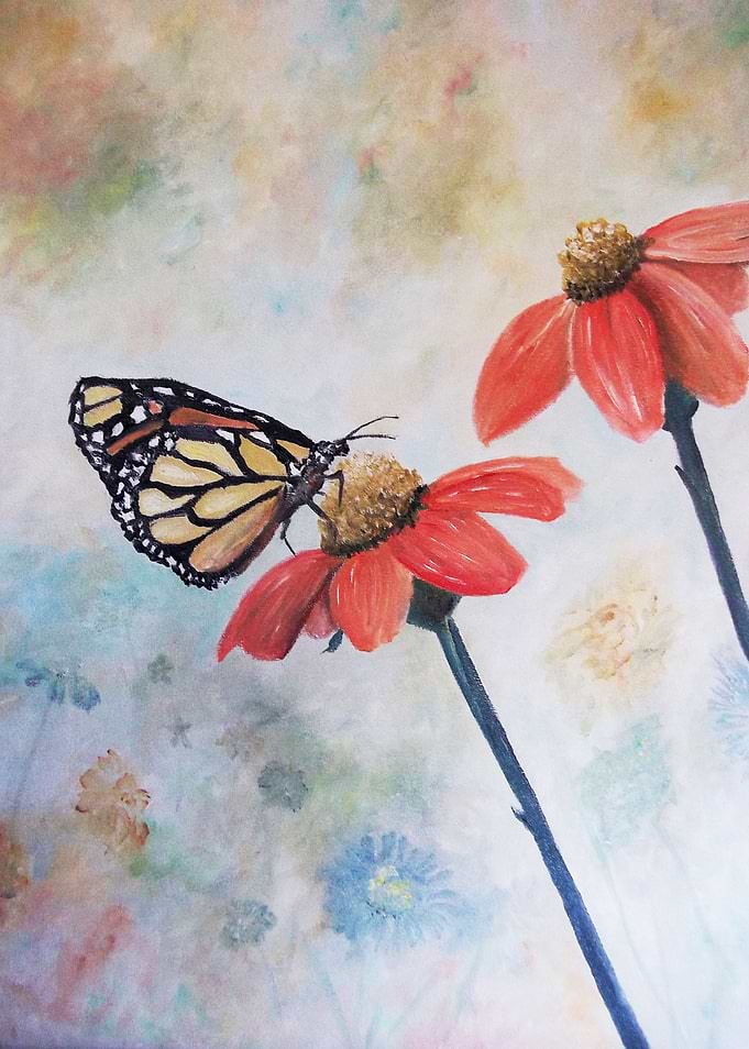 A commissioned painting now available on metal prints! ...