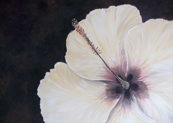 A commissioned painting of a beautiful butter yellow hi ...