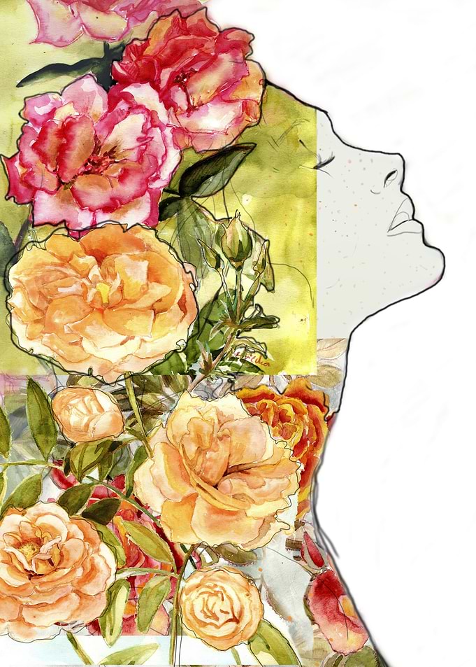 Digital illustration. Composition created from my earli ...