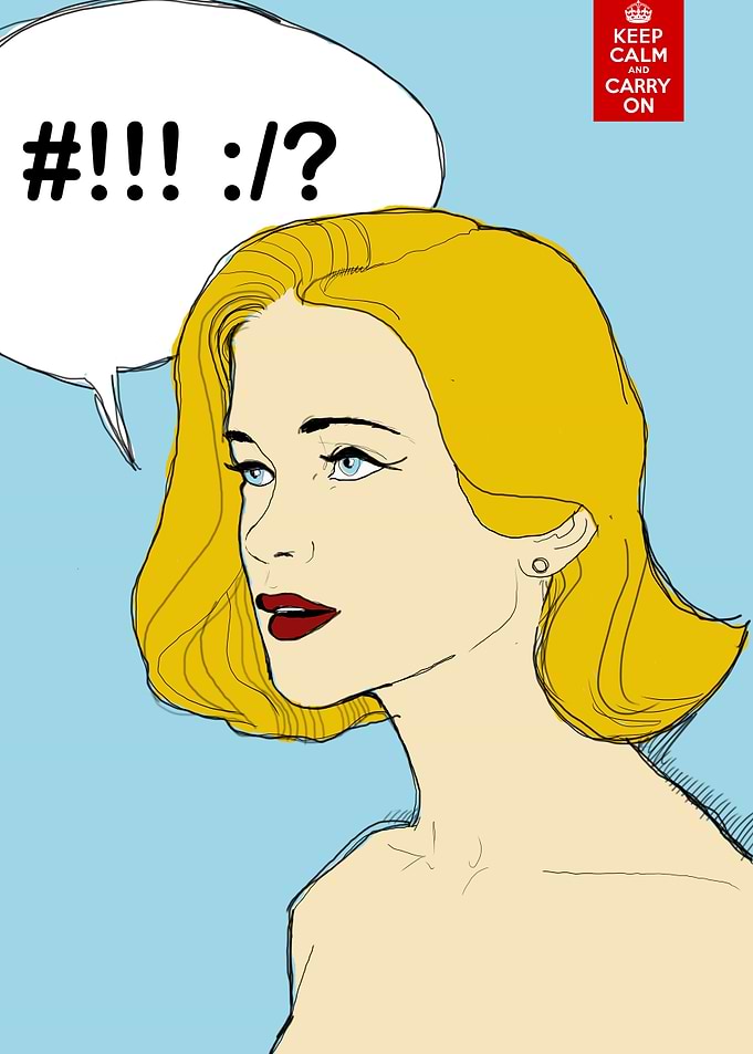 Poster '#!!! :/?' - You know this moment when y ...