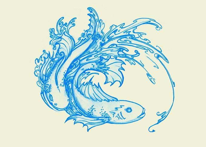 Started out as a sketch, but then I kind of liked it.