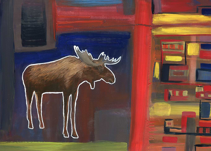 Moose In The City 5. 'Moose In The City' is a series of ...