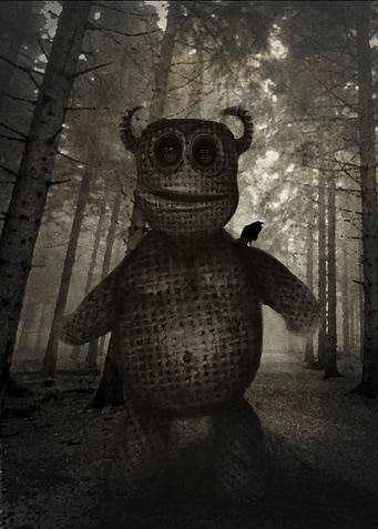 In the forest.