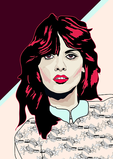 Original digital design made in Illustrator. A fun 80s ...