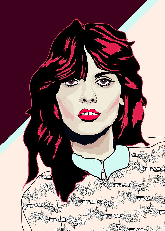 Original digital design made in Illustrator. A fun 80s ...