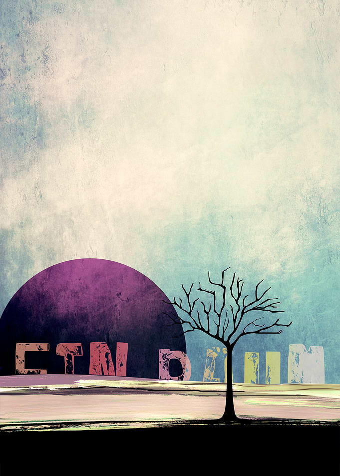 'Ein Baum no5 [One Tree no5]'.Mixed Media: Painting and ...
