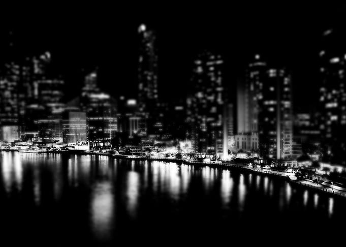 This shot was taken from the Story Bridge, Brisbane