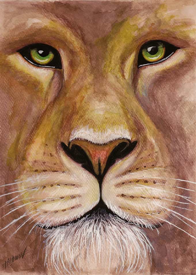 Original watercolor painting