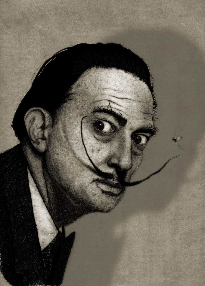 Salvador Dalí Portrait.