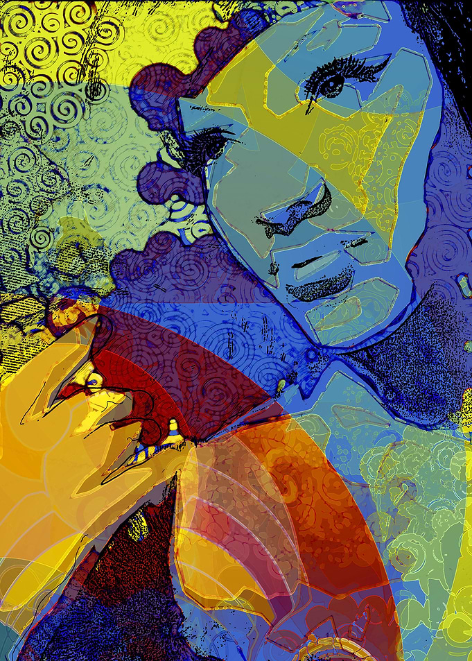 Rainbow girl