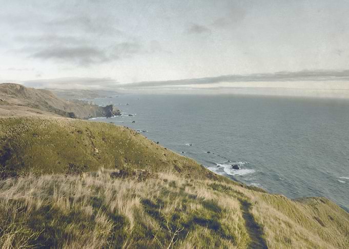 coastal road somewhere between oregon and california
