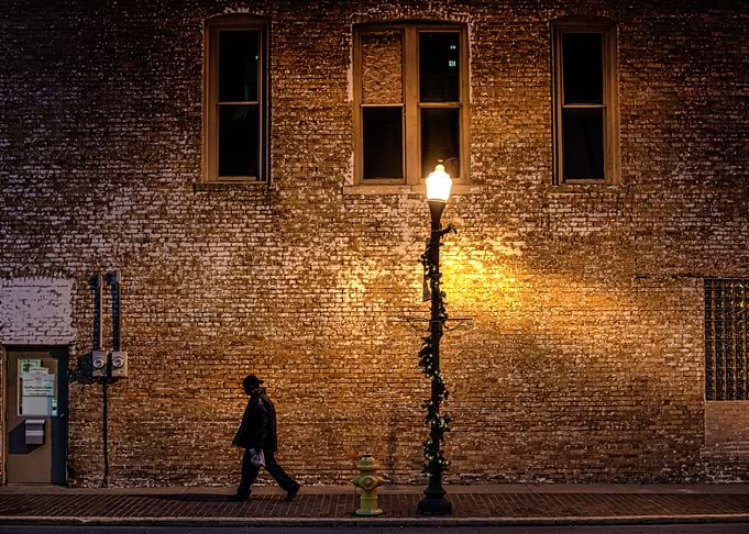 This image was shot as part of a ongoing series of nigh ...